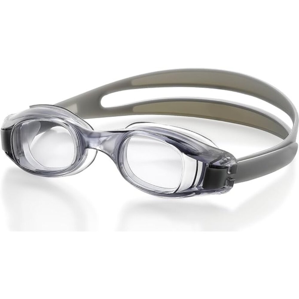 BEEMO Swimming Goggles for Kids/Early Teens Leak Resistant Adjustable - Grey